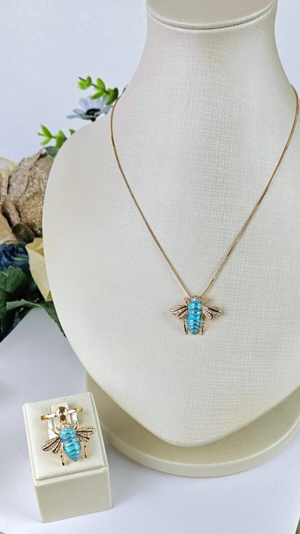 Conjunto Bug Azul Celeste