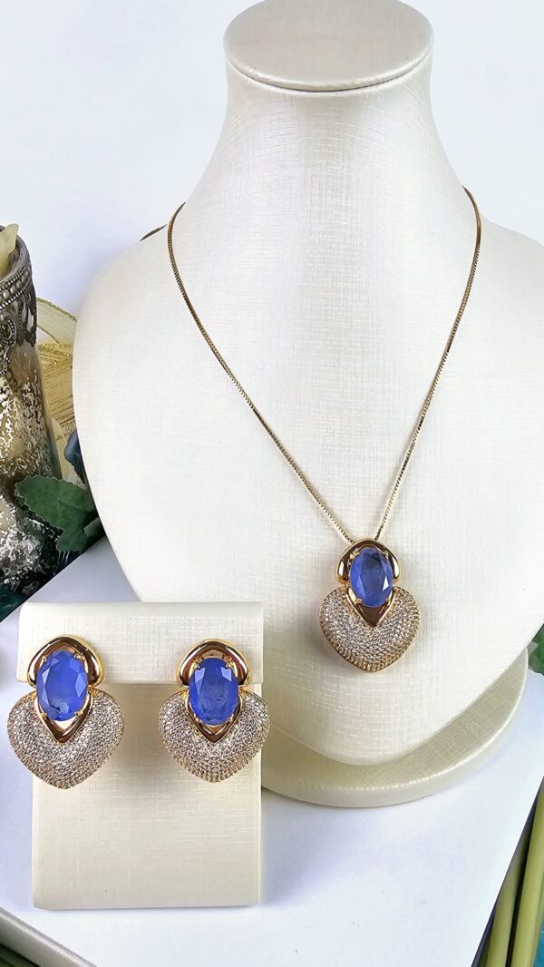Conjunto Coração Fusion Púrpura
