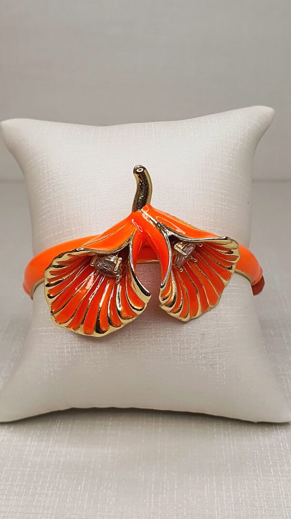 Bracelete Copo-de-Leite Laranja