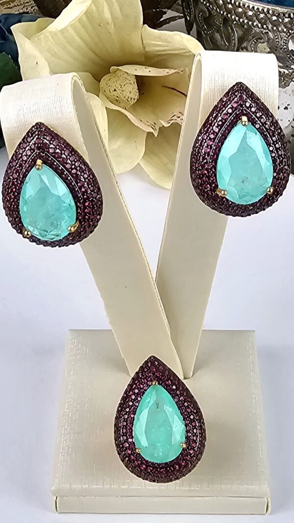 Conjunto Gota Turmalina
