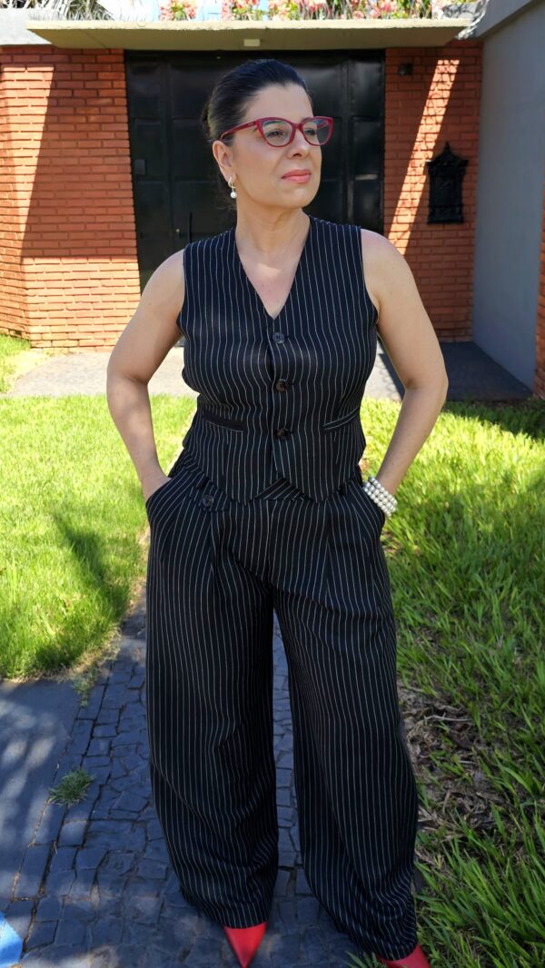 Conjunto Edna Risca de Giz Preto